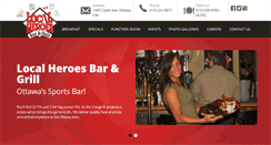 Desktop Screenshot of localheroesrestaurants.com
